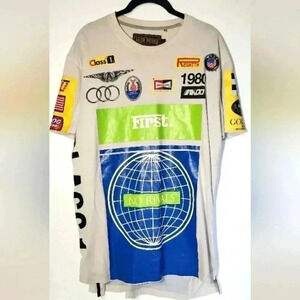 Akoo brand smuggler run gold cup 1980 cycling jersey‎ mens size XL